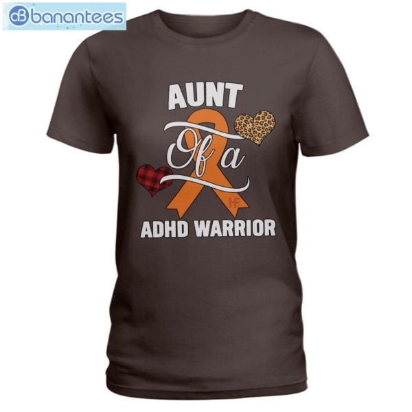 ADHD Awareness Aunt T-Shirt Long Sleeve Tee Product Photo 2