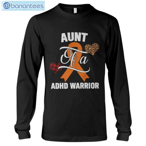 ADHD Awareness Aunt T-Shirt Long Sleeve Tee Product Photo 6