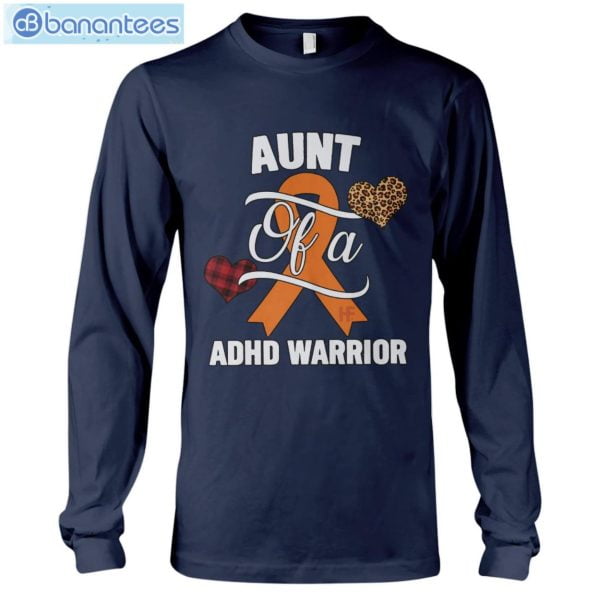ADHD Awareness Aunt T-Shirt Long Sleeve Tee Product Photo 9