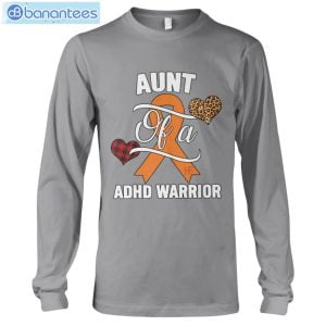 ADHD Awareness Aunt T-Shirt Long Sleeve Tee Product Photo 10