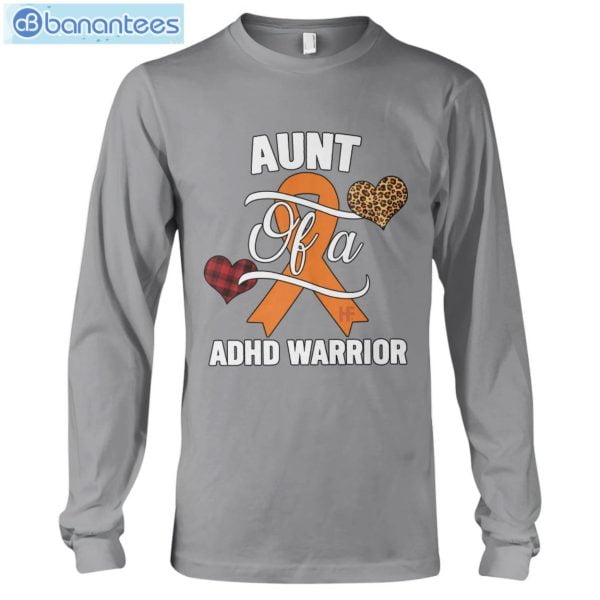 ADHD Awareness Aunt T-Shirt Long Sleeve Tee Product Photo 10