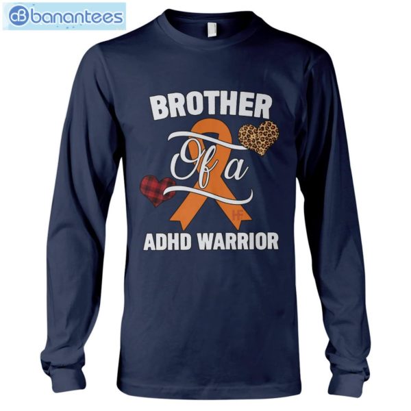 ADHD Awareness Brother T-Shirt Long Sleeve Tee Product Photo 9