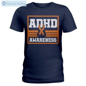 ADHD Awareness Cancer Symbol T-Shirt Long Sleeve Tee Product Photo 4