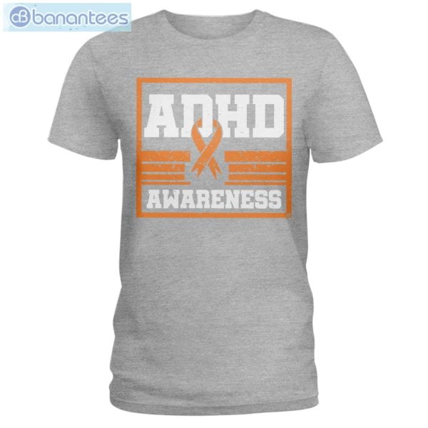 ADHD Awareness Cancer Symbol T-Shirt Long Sleeve Tee Product Photo 5