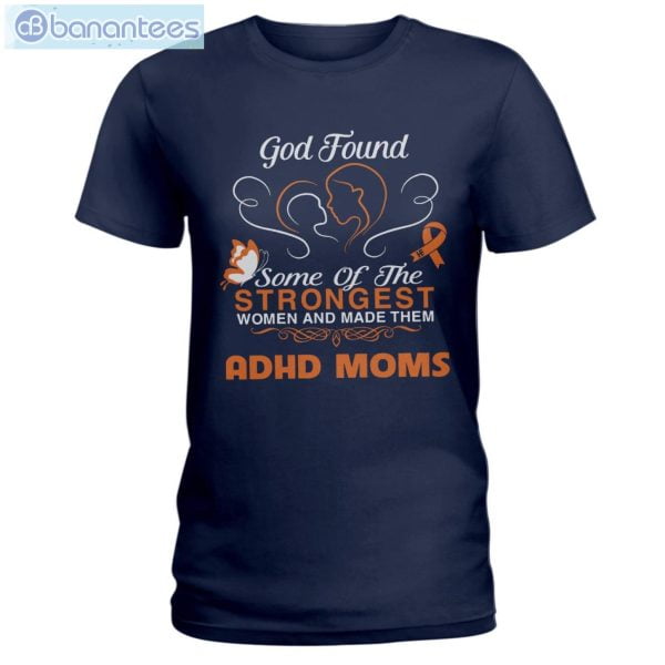ADHD Awareness God Found ADHD Moms T-Shirt Long Sleeve Tee Product Photo 4
