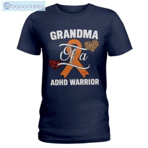 ADHD Awareness Grandma T-Shirt Long Sleeve Tee Product Photo 4