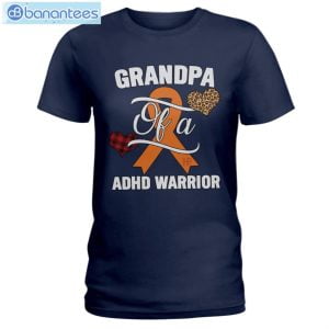 ADHD Awareness Grandpa T-Shirt Long Sleeve Tee Product Photo 4