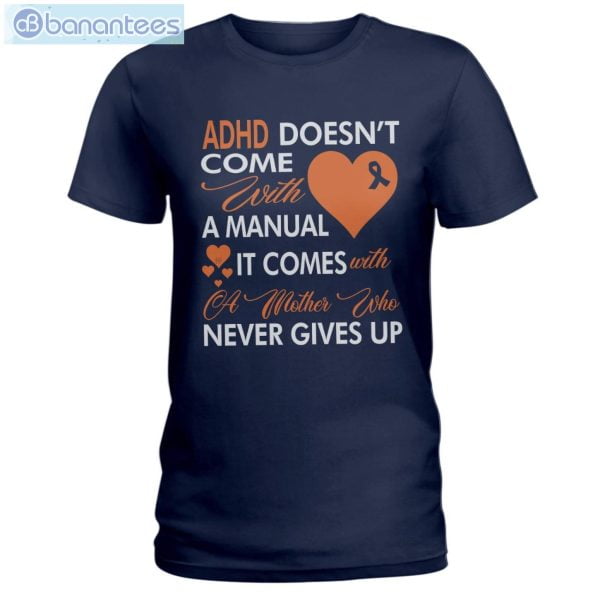 ADHD Awareness Never Give Up T-Shirt Long Sleeve Tee Product Photo 4