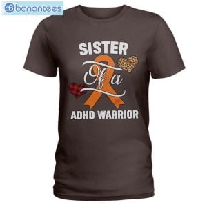 ADHD Awareness Sister T-Shirt Long Sleeve Tee Product Photo 2