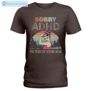 ADHD Awareness Sorry ADHD T-Shirt Long Sleeve Tee Product Photo 2