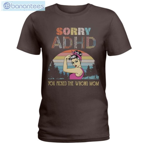 ADHD Awareness Sorry ADHD T-Shirt Long Sleeve Tee Product Photo 2
