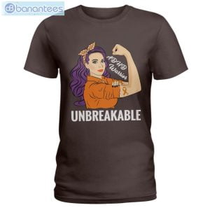 ADHD Awareness Warrior Unbreakable T-Shirt Long Sleeve Tee Product Photo 2