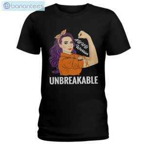 ADHD Awareness Warrior Unbreakable T-Shirt Long Sleeve Tee Product Photo 1