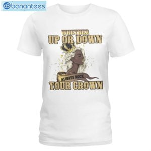 Afro Black Women Strong Crown T-Shirt Long Sleeve Tee Product Photo 2