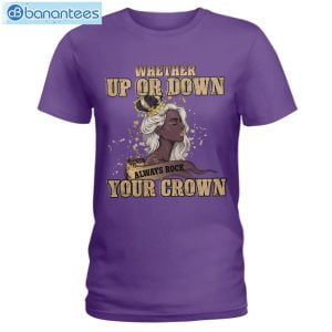 Afro Black Women Strong Crown T-Shirt Long Sleeve Tee Product Photo 3