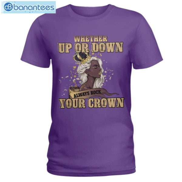 Afro Black Women Strong Crown T-Shirt Long Sleeve Tee Product Photo 3