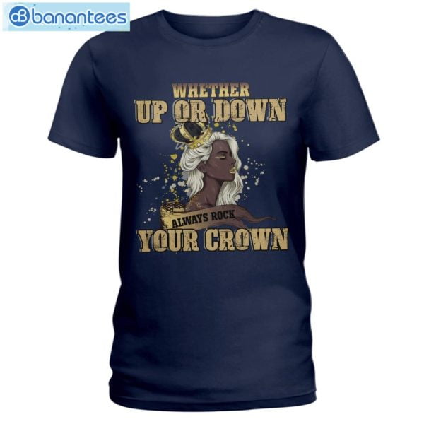 Afro Black Women Strong Crown T-Shirt Long Sleeve Tee Product Photo 4