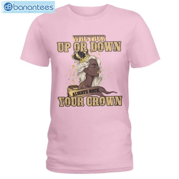 Afro Black Women Strong Crown T-Shirt Long Sleeve Tee Product Photo 5