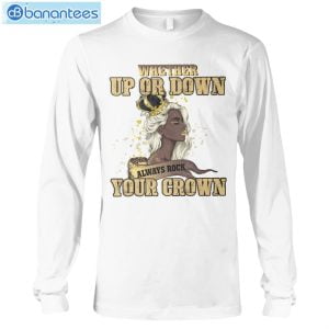 Afro Black Women Strong Crown T-Shirt Long Sleeve Tee Product Photo 7