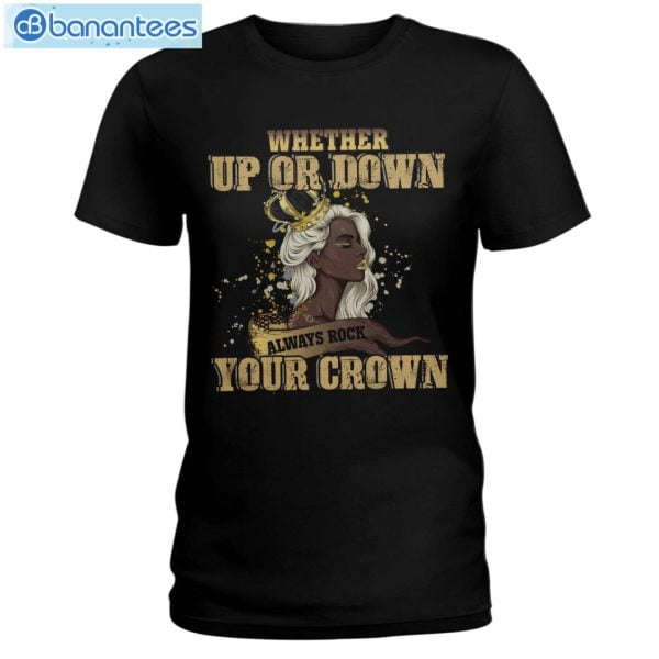 Afro Black Women Strong Crown T-Shirt Long Sleeve Tee Product Photo 1
