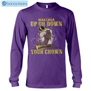 Afro Black Women Strong Crown T-Shirt Long Sleeve Tee Product Photo 8