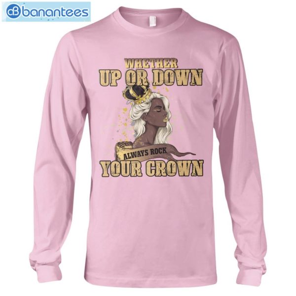 Afro Black Women Strong Crown T-Shirt Long Sleeve Tee Product Photo 10
