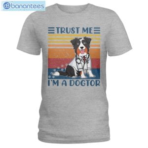 Australian Shepherds Trust Me I'm A Dogtor T-Shirt Long Sleeve Tee Product Photo 2