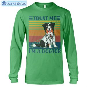 australian shepherds trust me im a dogtor t shirt long sleeve tee 7 300x300 image Australian Shepherds Trust Me I'm A Dogtor T-Shirt Long Sleeve Tee Product Photo 8