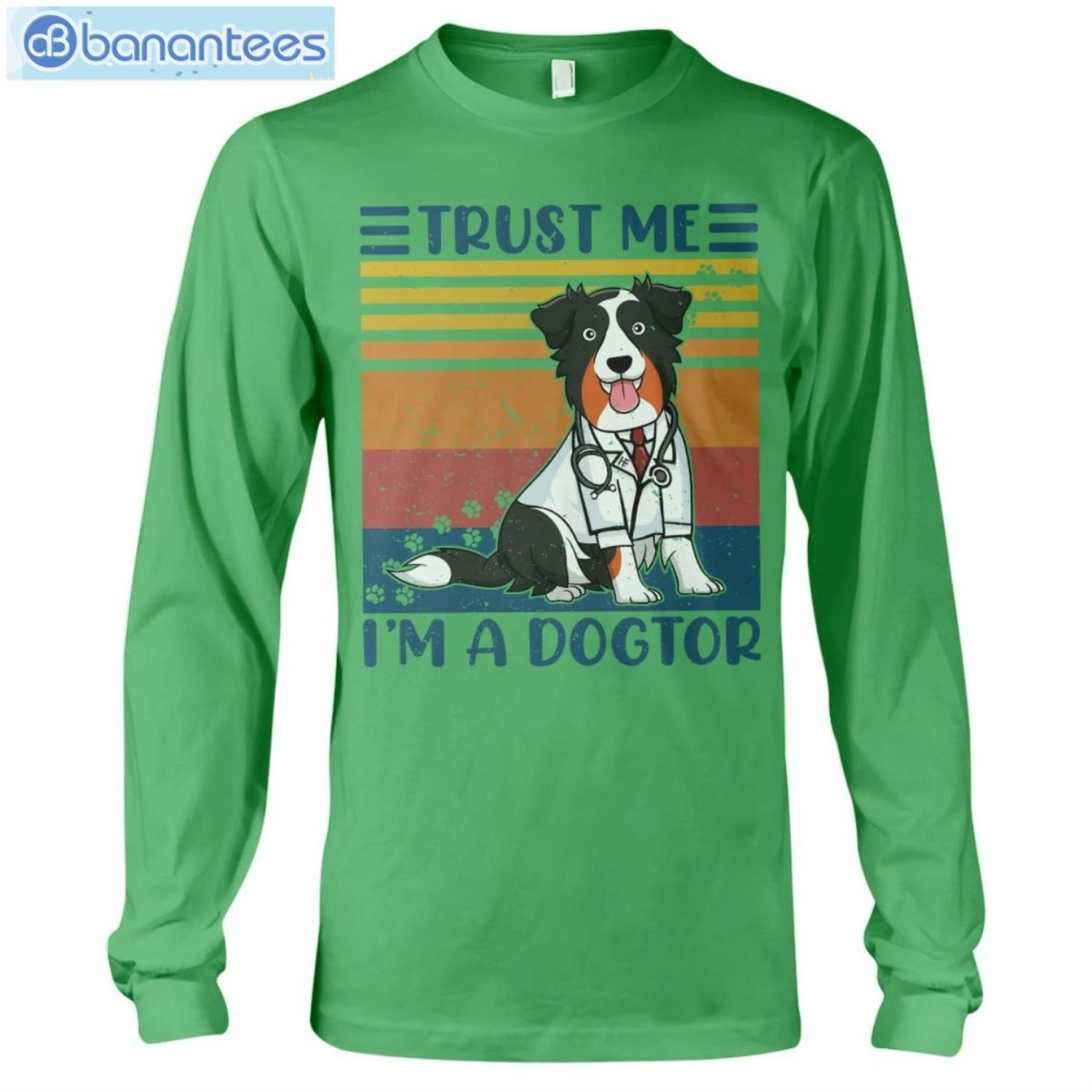 Australian Shepherds Trust Me I'm A Dogtor T-Shirt Long Sleeve Tee Australian Shepherds Trust Me I'm A Dogtor T-Shirt Long Sleeve Tee Product Photo 8