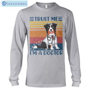 australian shepherds trust me im a dogtor t shirt long sleeve tee 9 300x300 image Australian Shepherds Trust Me I'm A Dogtor T-Shirt Long Sleeve Tee Product Photo 10