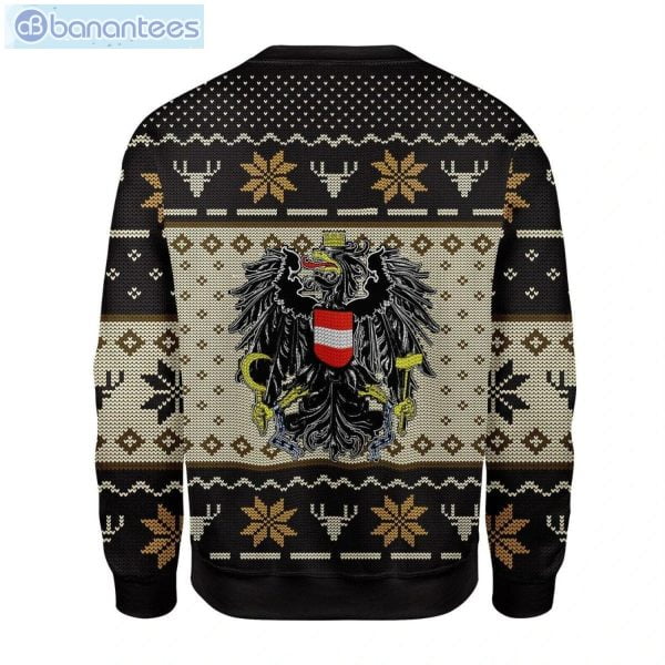 Austria Coat Of Arms Knitting Pattern Ugly Christmas Sweater Product Photo 2