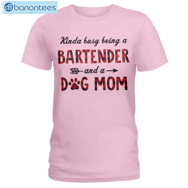Bartender And A Dog Mom T-Shirt Long Sleeve Tee Product Photo 4