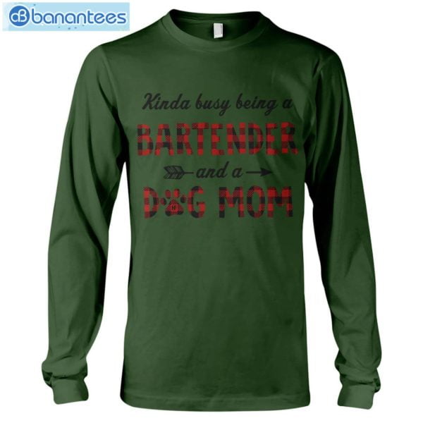 Bartender And A Dog Mom T-Shirt Long Sleeve Tee Product Photo 9