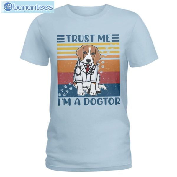 Beagle Trust Me I'm A Dogtor T-Shirt Long Sleeve Tee Product Photo 4