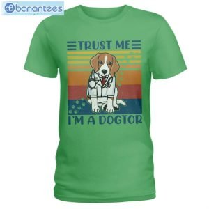Beagle Trust Me I'm A Dogtor T-Shirt Long Sleeve Tee Product Photo 5