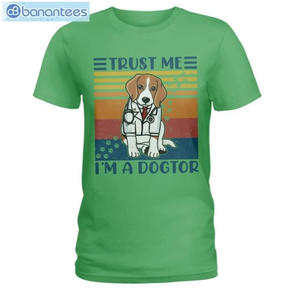 Beagle Trust Me I'm A Dogtor T-Shirt Long Sleeve Tee Product Photo 5