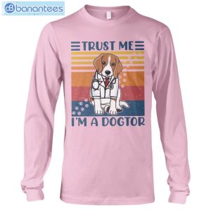 Beagle Trust Me I'm A Dogtor T-Shirt Long Sleeve Tee Product Photo 7