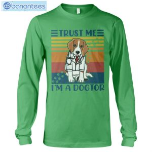 Beagle Trust Me I'm A Dogtor T-Shirt Long Sleeve Tee Product Photo 8