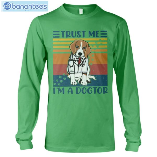 Beagle Trust Me I'm A Dogtor T-Shirt Long Sleeve Tee Product Photo 8