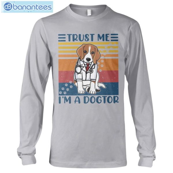 Beagle Trust Me I'm A Dogtor T-Shirt Long Sleeve Tee Product Photo 10