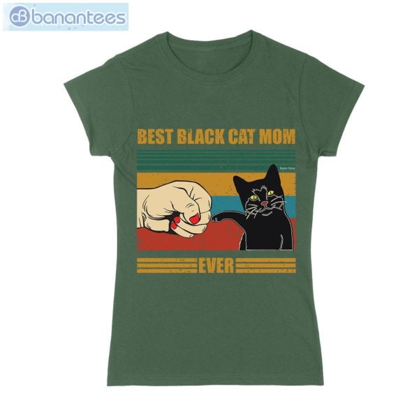 Best Black Cat Mom Ever T-Shirt Long Sleeve Tee Product Photo 4