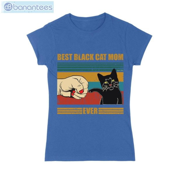 Best Black Cat Mom Ever T-Shirt Long Sleeve Tee Product Photo 5