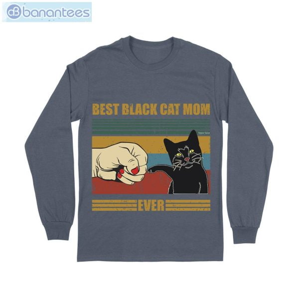 Best Black Cat Mom Ever T-Shirt Long Sleeve Tee Product Photo 7