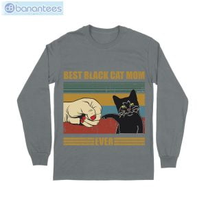 Best Black Cat Mom Ever T-Shirt Long Sleeve Tee Product Photo 8