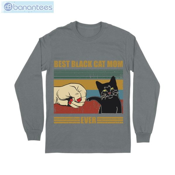 Best Black Cat Mom Ever T-Shirt Long Sleeve Tee Product Photo 8