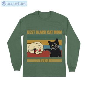 Best Black Cat Mom Ever T-Shirt Long Sleeve Tee Product Photo 9