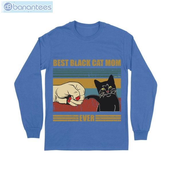 Best Black Cat Mom Ever T-Shirt Long Sleeve Tee Product Photo 10