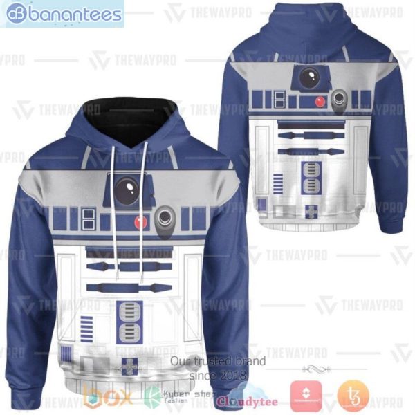 Best Star Wars R2d2 Adesivo Full Print 3D Hoodie Product Photo 2