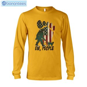 Bf Walking Cat Ew People American Flag T-Shirt Long Sleeve Tee Product Photo 9