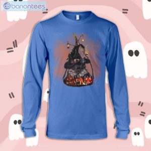 Black Cat Halloween Long Sleeve T-Shirt Product Photo 4